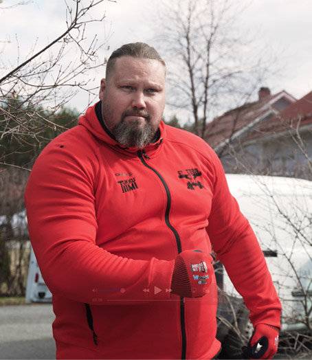 Mika Törrö & Wonder Grip käsineet
